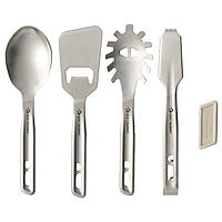 Набор кухонных принадлежностей Sea to Summit Detour Stainless Steel Utensil Set, 4 Piece