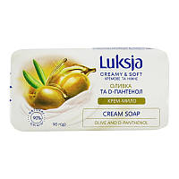 Мыло с маслом оливы Luksja Creamy Soft 90 гр