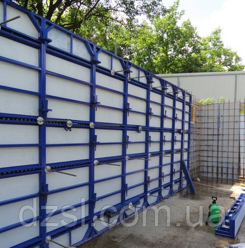 Вертикальна опалубка щит 400 х 3000 (мм), щитова опалубка