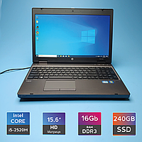Ноутбук HP ProBook 6560b (i5-2520M/RAM 8GB DDR3/SSD 240GB) Б/В (6999)