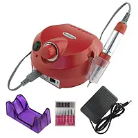 Фрезер для манікюру ZS-601, 65W, 45Коб, Червоний