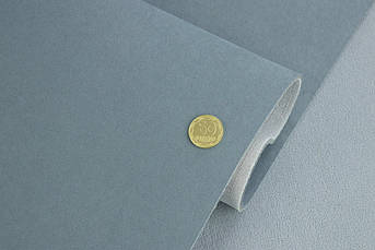 Стельовий автовелюр Micro S40, колір сірий з синім відтінком, на поролоні, товщ. 4мм шир. 170см, Туреччина