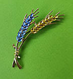 Брошка значок Колосок Колоски Патріотичні брошки України українські 135 грн за 1 шт, фото 2