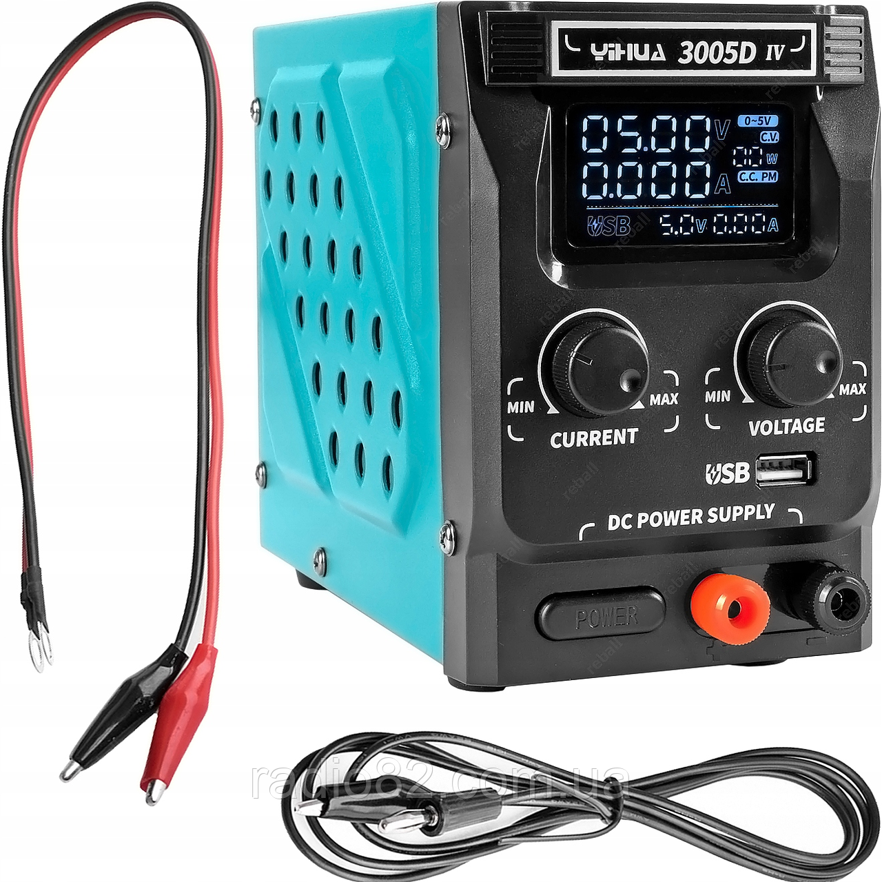 Лабораторний блок живлення YIHUA 3005D-IV, 30 V 5 A, 180 W
