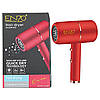 Фен для волосся ENZO з іонізацією, швидке сушіння, червоний, за німецькими технологіями, фото 2