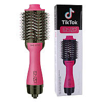Фен-щетка для укладки волос ENZO TIK TOK 1000 Вт, розовый, по немецким технологиям