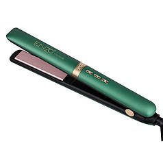 Випрямляч для волосся ENZO стайлер з дисплеєм, швидке нагрівання, зелений, за німецькими технологіями