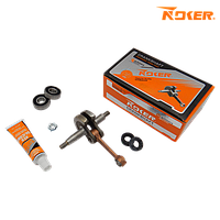 Колінвал для бензокоси 36 к-кт сальники + підшипники + гайка маховика NOKER