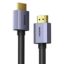 Кабель HDMI Baseus 4K 60Hz 5m 18Gbps Графеновий Чорний, фото 2