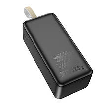 Повербанк Hoco J111C PD30W 40000mAh USB/Type-C/MicroUSB Чорний, фото 3