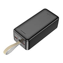 Повербанк Hoco J111C PD30W 40000mAh USB/Type-C/MicroUSB Чорний, фото 2