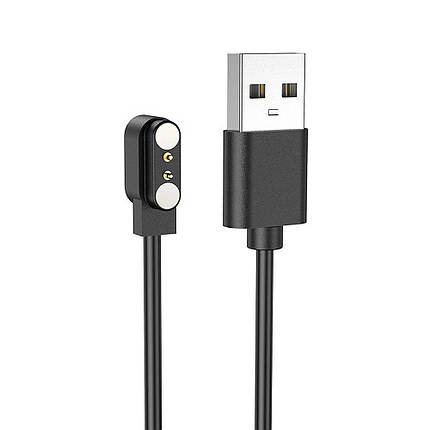 USB кабель зарядки для смарт-годин Hoco Y20 Чорний, фото 2