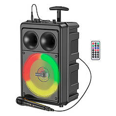 Колонка Bluetooth BOROFONE Dancing BP9 10W AUX/FM/TF/USB Караоке