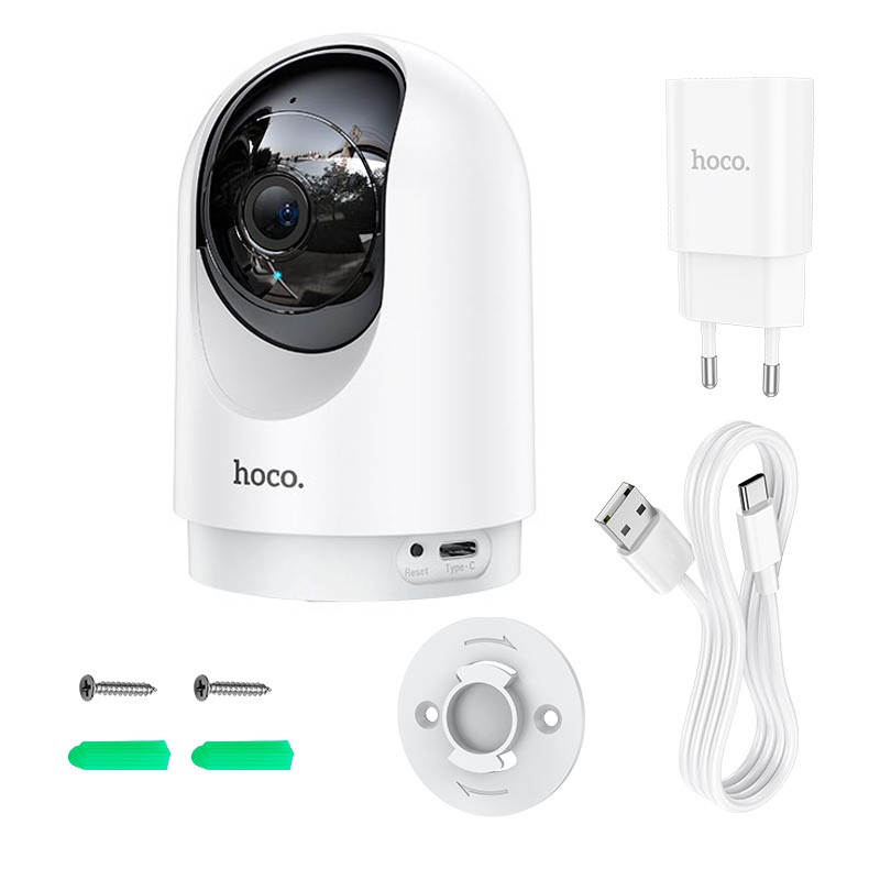 Камера відеоспостереження IP Wi-Fi HOCO D1 indoor PTZ HD 3MP