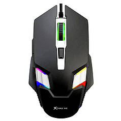 Ігрова миша XTRIKE ME GM-110 провідна USB RGB 1200-3600 DPI Чорний
