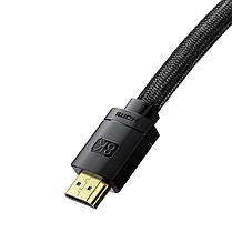 Кабель HDMI Baseus High Definition 8K HDMI2.1 8м Чорний, фото 3