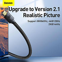 Кабель HDMI Baseus High Definition 8K HDMI2.1 8м Чорний, фото 3