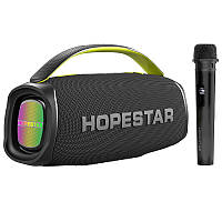 Колонка Bluetooth Hopestar A40 с микрофоном караоке 70 Вт Серый