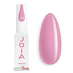 Гель-лак для нігтів JOIA vegan №012 насичений рожево-бежевий з ніжним підтоном, 6 мл