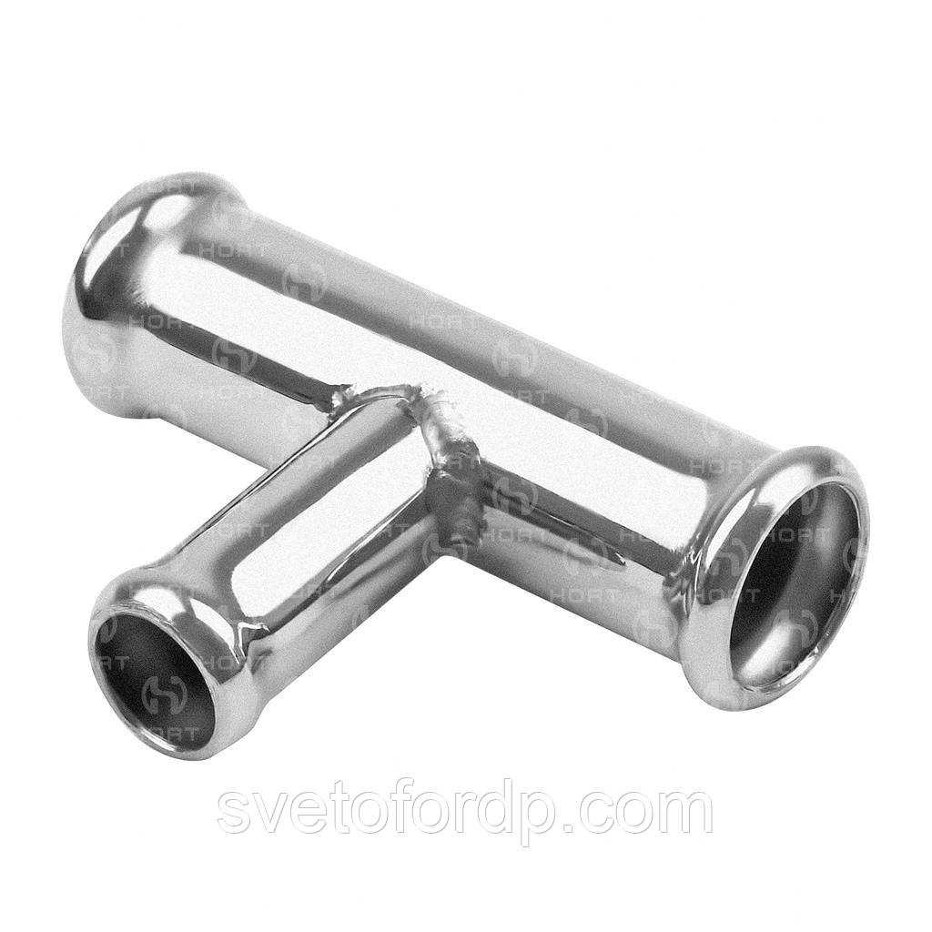 Патрубок із неірж. сталі системи охолодження трійник VW Touareg, VW-N90794501 HORT (BP774), фото 1