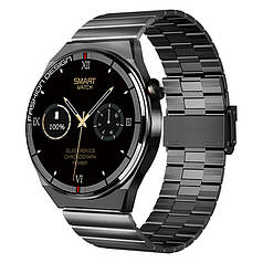 Розумний наручний годинник Remax WATCH9 з металевими та силіконовими ремінцями 1.85" Сірий