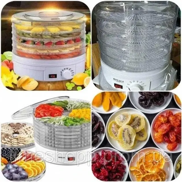 Сушильный аппарат сушилка для фруктов овощей зелени и мяса джерок 800W ...