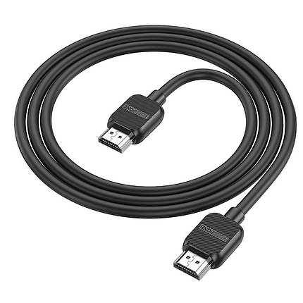 Кабель HDMI Borofone BUS02 4K 1м HDMI2.0 18Gbps чорний, фото 2