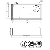 Витяжка кухонна ProfitM Берта ЕКО 52см 420м3 Чорна, фото 9