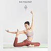 Килимок для йоги та фітнесу з чохлом 173 x 61 см зелений, фото 3