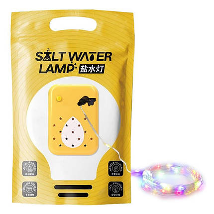 Ліхтар LED Salt Water Lamp ESP-02 від солоної рідини маленький, фото 2