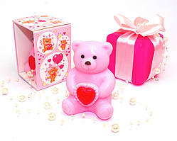 Мило ручної роботи "Ведмедик з сердечком"