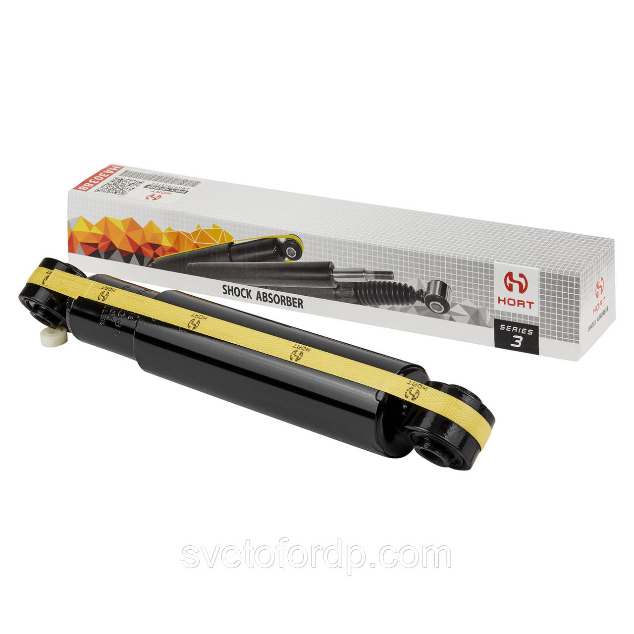 Амортизатор Volkswagen Caddy III 2004-15г задній газомасляний HORT HA30388, фото 1