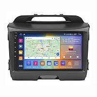 Штатная магнитола Lesko для Kia Sportage III 2010-2014 экран 9" 4/64Gb CarPlay 4G Wi-Fi GPS Prime hp
