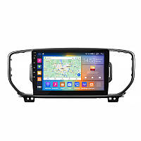 Штатная магнитола Lesko для Kia Sportage IV 2016-2018 экран 9" 2/32Gb CarPlay 4G Wi-Fi GPS Prime hp