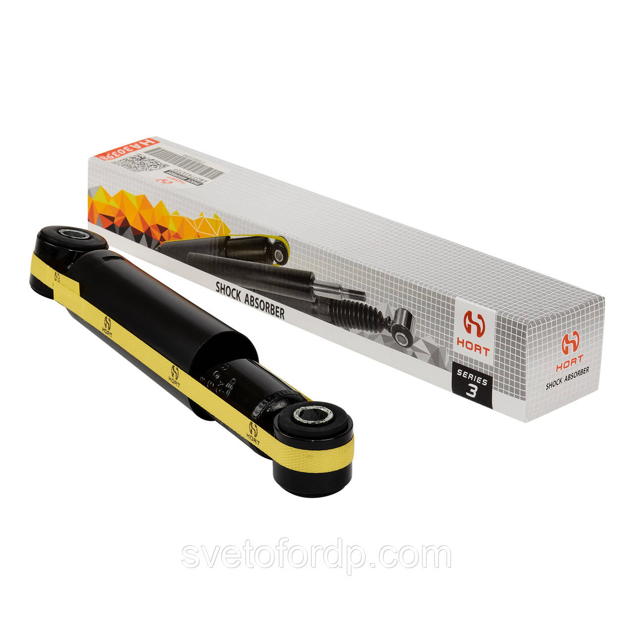 Амортизатор Mercedes Viano, Vito W639 2003-15г задній газомасляний з пневмопідвіскою HORT HA30398 6393260300, фото 1