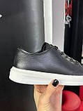 Кросівки жіночі чорні на білій підошві демісезонні осінь весни з натуральної шкіри, фото 5
