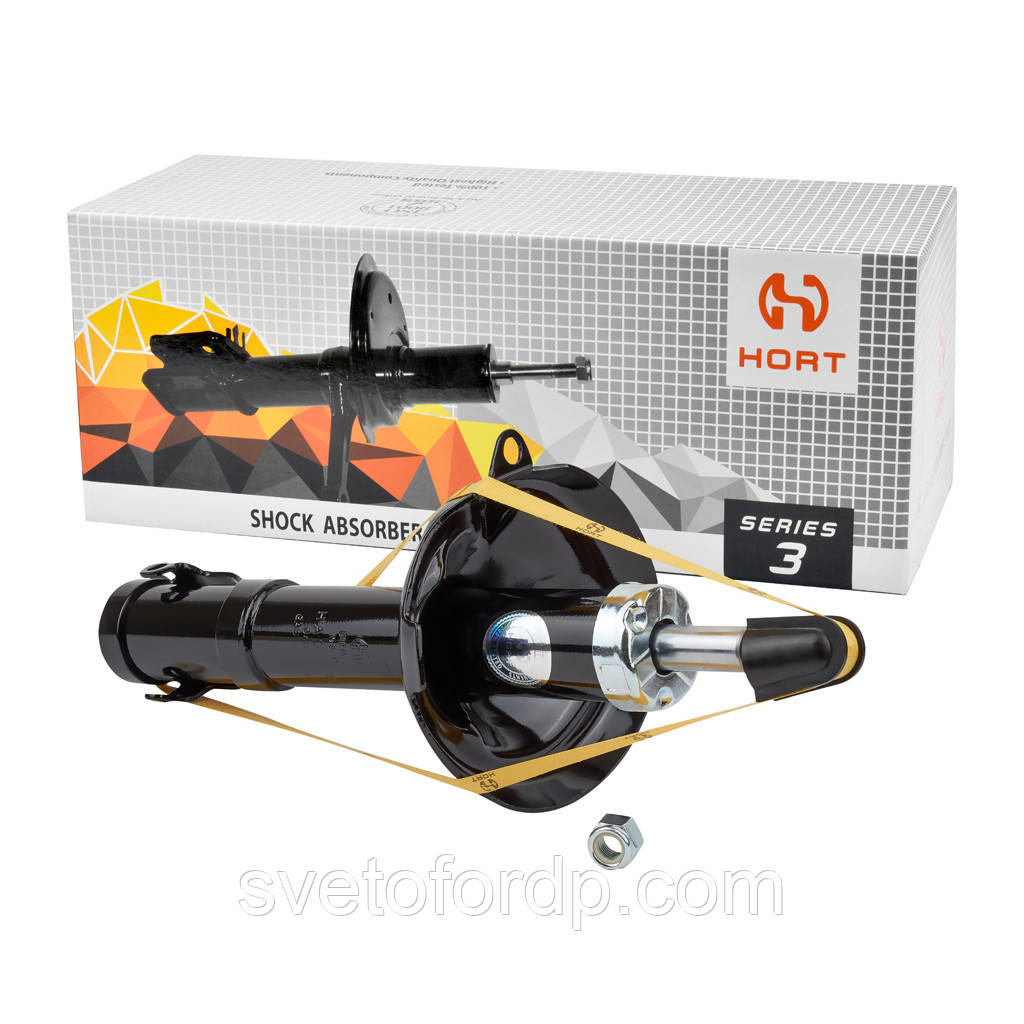 Амортизатор Volkswagen Caddy II, Golf II, III, Seat Cordoba 1983-02г передній газомасляний HORT HA30171, фото 1