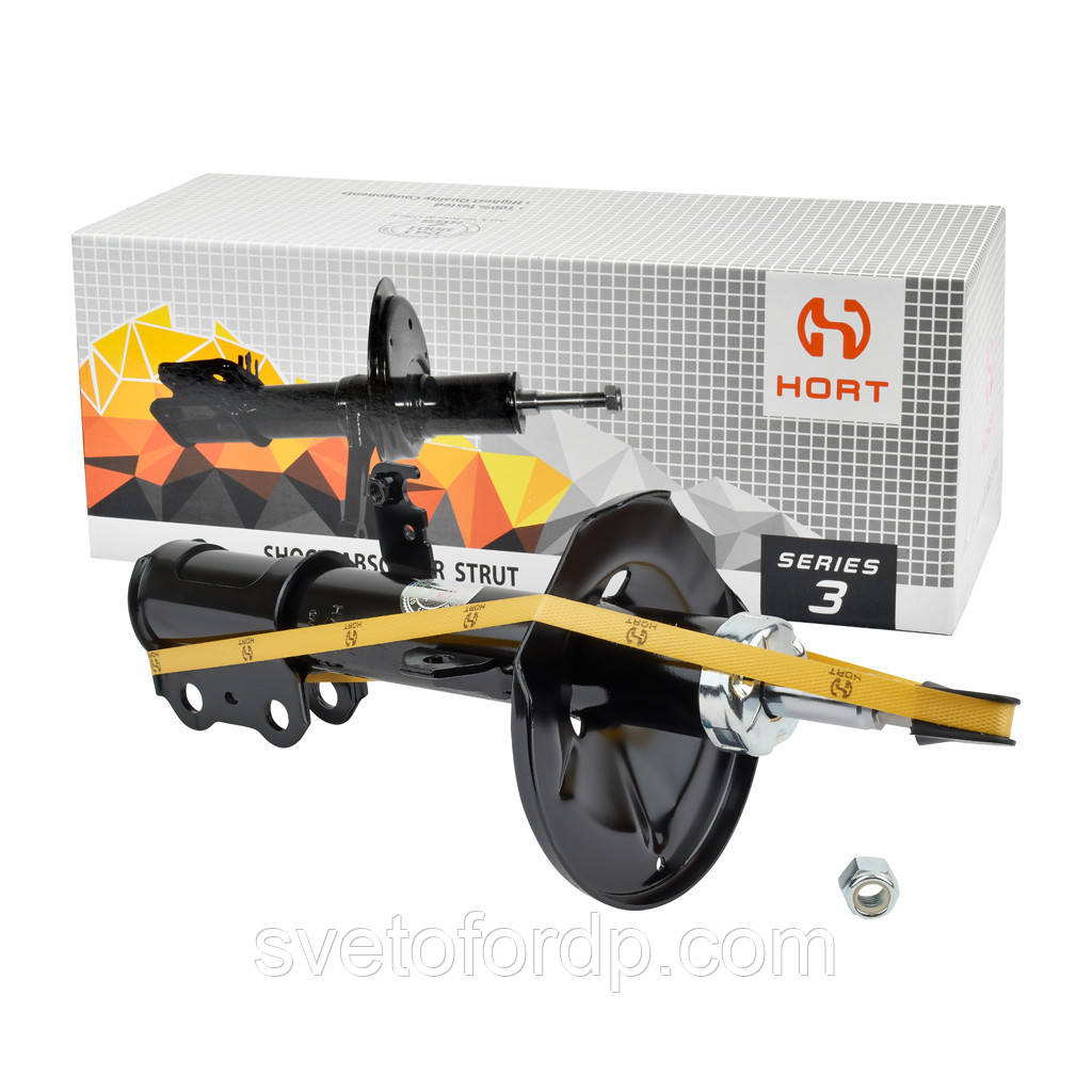 Амортизатор Toyota Сorolla E120 2001-07г передній правий газомасляний HORT HA33503, фото 1