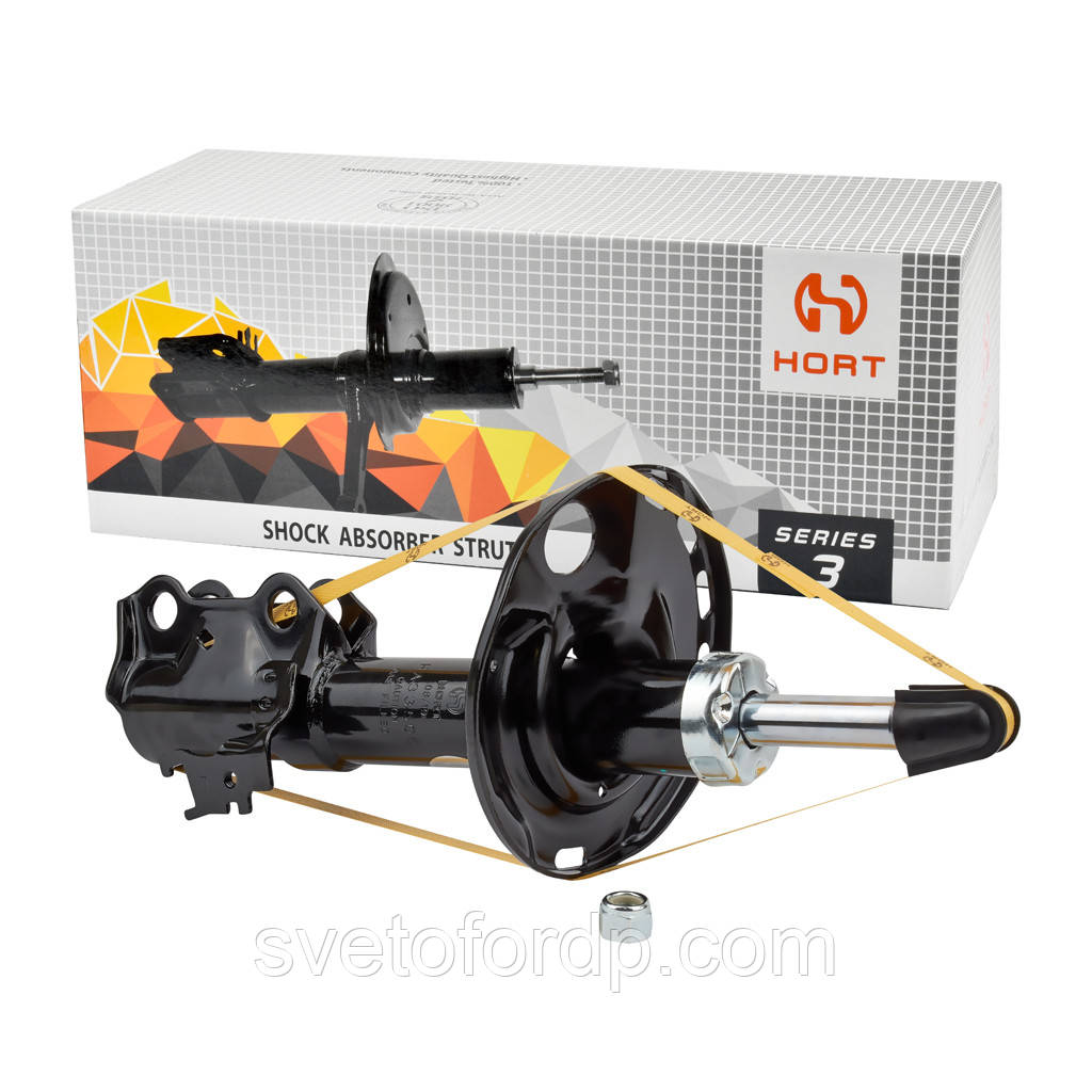 Амортизатор Toyota Corolla, Auris E150 200-19г передній левий газомасляний HORT HA33505, фото 1