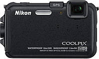 Фотоаппарат Nikon AW100 WATERPROOF 10m/33ft 16MP f/3.9-4.8 ED VR Full HD Гарантия 24 месяцев + 64GB SD Card