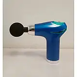 🖤Компактний ручний потужний масажер cy-002 6 змінних головок BR00064 Чорний, фото 8