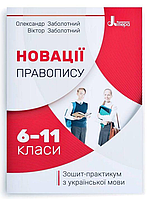 НОВАЦИИ ПРАВОПИСИТА ЗОШИТ-ПРАКТИКОМ УКРАИНСКИЙ МОВА 6 11 КЛАССЫ НОВАЯ ПРОГРАМА АВТ: ПРИБЛАДНЫЙ О.В. ЗАБОЛОТНЫЙ В.В.