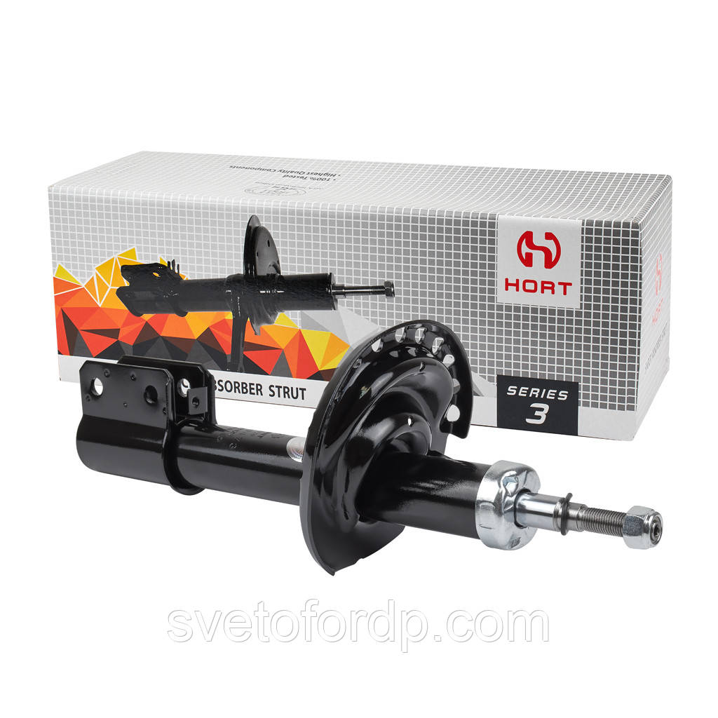 Амортизатор Dacia Logan II, Sandero II з 2013г передній газомасляний HORT HA30473, фото 1