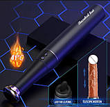 Реалістичний фалоімітатор 36см BaseBallDildo (вібрація; нагрівання; рух; кліторальний стимулятор), фото 8