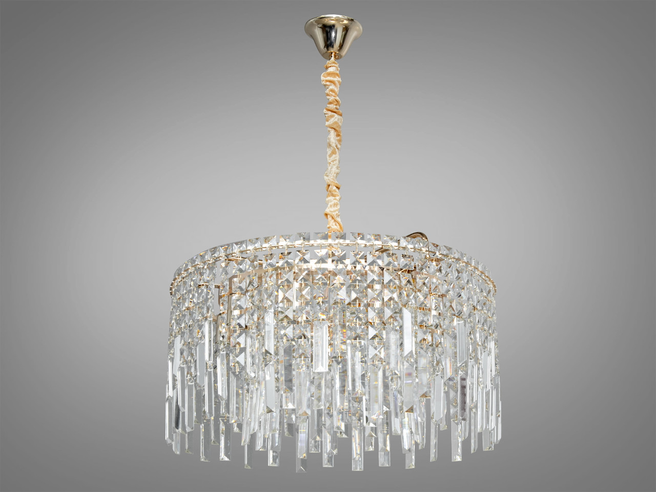 Сучасна кришталева люстра 9708-550SG, фото 1