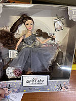 Лялька Лілія Барбі принцеса Веснянка з довгим волоссям красиве плаття наречена