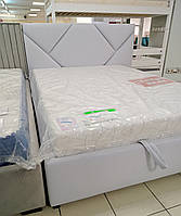 Ліжко в сірій тканині з підйомним механізмом Стейсі L 021