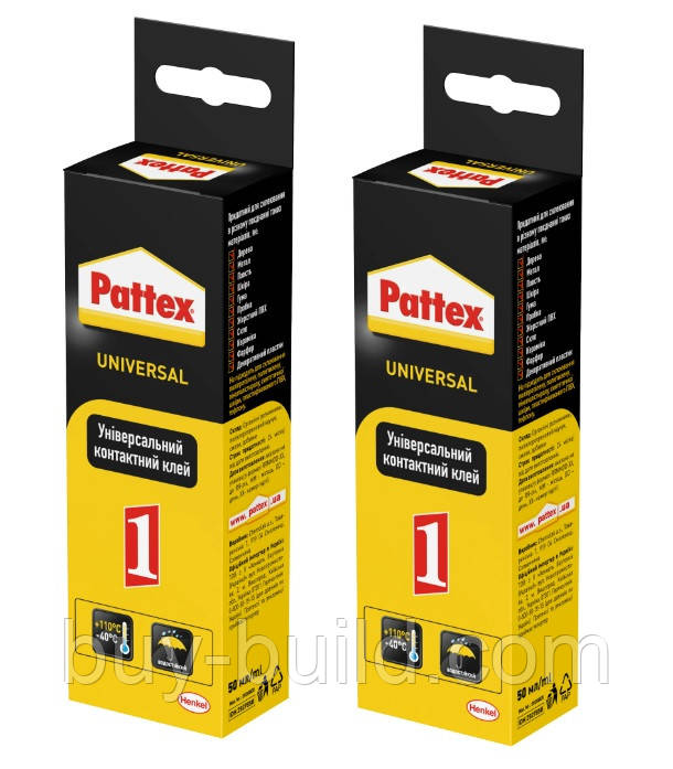 2 x Клей Pattex Universal (Момент 1) контакт 50 мл