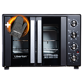 Електродуховка 60 л з конвекцією Liberton LEO-600 Black — MegaLavka