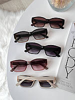 Стильные очки солнцезащитные женские в фигурной оправе, Микс цветов